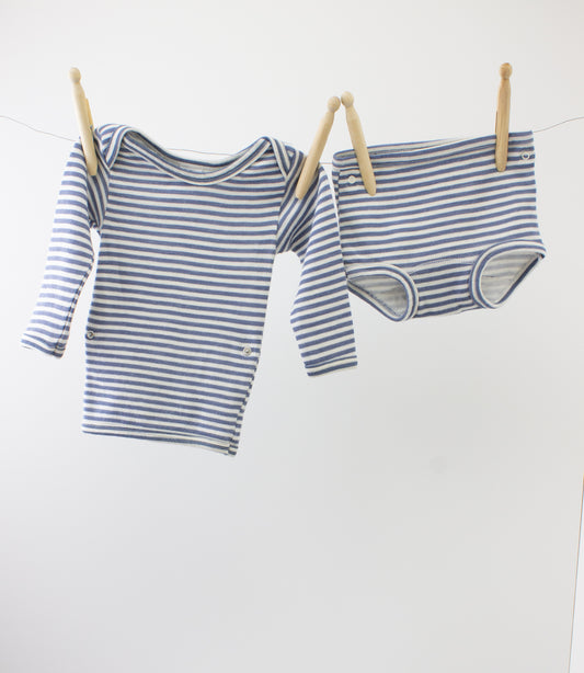 Petit bateau - Set (longsleeve en bloomer)